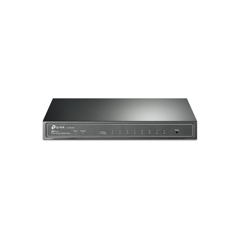 TP-LINK | JetStream 8-Port Gigabit Smart Switch | TL-SG2008P | Web Managed | Desktop | PoE+ ports quantity 4 | Power supply type