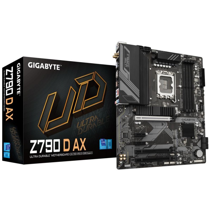 Mainboard|GIGABYTE|Intel Z790|LGA1700|ATX|Memory DDR5|Memory slots 4|2xPCI-Express 3.0 1x|1xPCI-Express 3.0 16x|1xPCI-Express 4.