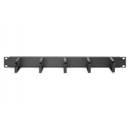 Digitus | Cable Management Panel | DN-97602 | Black | 5x cable management ring (HxD: 40x60 mm). The Cable Management Panel is ge