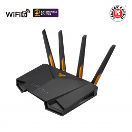 ASUS TUF-AX3000 V2 Dual Band WiFi 6 Gaming Router | Dual Band WiFi 6 Gaming Router | TUF-AX3000 V2 | 802.11ax | 2402+574 Mbit/s 