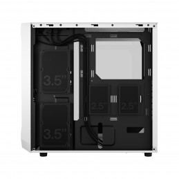 Fractal Design | Focus 2 | Side window | White TG Clear Tint | Midi Tower | Power supply included No | ATX