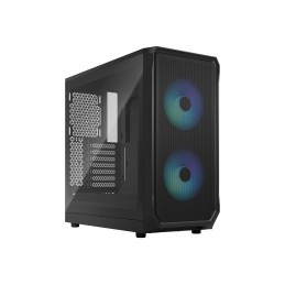 Fractal Design | Focus 2 | Side window | RGB Black TG Clear Tint | Midi Tower | Power supply included No | ATX