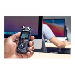 Olympus | Linear PCM Recorder | LS-P5 | Black | Microphone connection | MP3 playback | Rechargeable | FLAC / PCM (WAV) / MP3 | 5