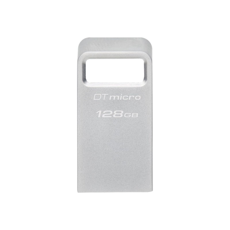 Kingston | USB 3.2 Flash Drive | DataTraveler micro | 128 GB | USB 3.2 | Silver