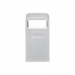 Kingston | USB 3.2 Flash Drive | DataTraveler micro | 128 GB | USB 3.2 | Silver