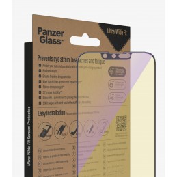 PanzerGlass | Screen protector | Apple | iPhone 14/13/13 Pro | Glass | Black | Ultra-Wide Fit Scratch resistant Shock resistant 