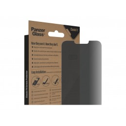 PanzerGlass | Screen protector | Apple | iPhone 14 Plus/13 Pro Max | Glass | Black | Classic Fit | Privacy