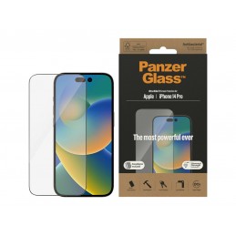 PanzerGlass | Screen protector | Apple | iPhone 14 Pro | Glass | Clear | Ultra-Wide Fit Easy installation Fingerprint resistant