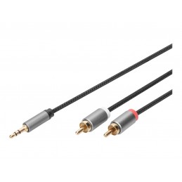 Digitus | 3.5mm stereo | 2x RCA plug