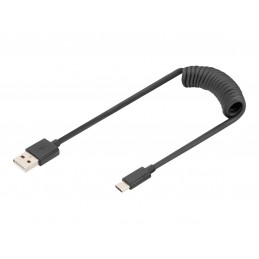 Digitus | AK-300430-006-S | USB-A to USB-C USB 2.0 Type A, plug | USB C, plug