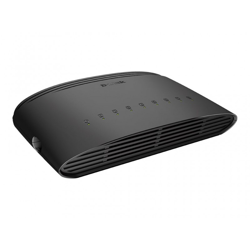 D-Link | Switch | DGS-1008D | Unmanaged | Desktop | Gigabit Ethernet (copper) ports quantity 8