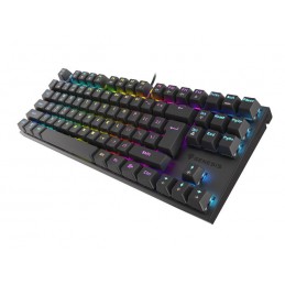 Genesis | THOR 303 TKL | Black | Mechanical Gaming Keyboard | Wired | RGB LED light | US | USB Type-A | 865 g | Replaceable "HOT