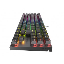 Genesis | THOR 303 TKL | Black | Mechanical Gaming Keyboard | Wired | RGB LED light | US | USB Type-A | 865 g | Replaceable "HOT