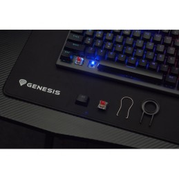 Genesis | THOR 303 TKL | Black | Mechanical Gaming Keyboard | Wired | RGB LED light | US | USB Type-A | 865 g | Replaceable "HOT