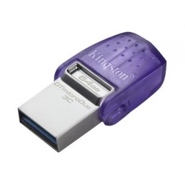 Kingston | DataTraveler | DT Micro Duo 3C | 64 GB | USB Type-C and Type-A | Purple