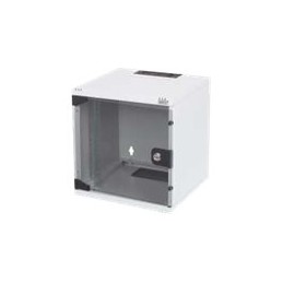 Digitus | Wall Mounting Cabinet | DN-10-06U-B | Black | IP protection class: IP20 Front door: Glass door, single opening Cabinet