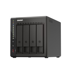 QNAP | 4-Bay desktop NAS | TS-453E-8G | Up to 4 HDD/SSD Hot-Swap | Intel Celeron | J6412 Quad-Core | Processor frequency 2.6 GHz