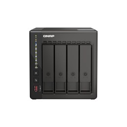 QNAP | 4-Bay desktop NAS | TS-453E-8G | Up to 4 HDD/SSD Hot-Swap | Intel Celeron | J6412 Quad-Core | Processor frequency 2.6 GHz