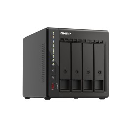 QNAP | 4-Bay desktop NAS | TS-453E-8G | Up to 4 HDD/SSD Hot-Swap | Intel Celeron | J6412 Quad-Core | Processor frequency 2.6 GHz