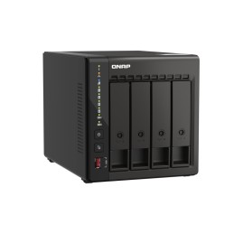 QNAP | 4-Bay desktop NAS | TS-453E-8G | Up to 4 HDD/SSD Hot-Swap | Intel Celeron | J6412 Quad-Core | Processor frequency 2.6 GHz