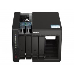 QNAP | 4-Bay desktop NAS | TS-453E-8G | Up to 4 HDD/SSD Hot-Swap | Intel Celeron | J6412 Quad-Core | Processor frequency 2.6 GHz