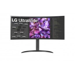 LG | Curved Monitor | 34WQ75C-B | 34 " | IPS | QHD | 21:9 | 60 Hz | 5 ms | 3440 x 1440 | 300 cd/m | HDMI ports quantity 2 | Blac