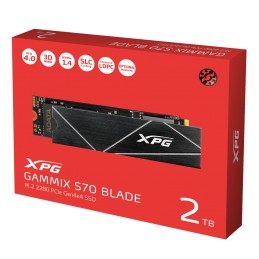 ADATA | XPG Gammix S70 BLADE | 2000 GB | SSD form factor M.2 2280 | Solid-state drive interface PCIe Gen4x4 | Read speed 7400 MB