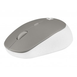 Natec | Mouse | Harrier 2 | Wireless | Bluetooth | White/Grey