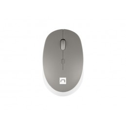 Natec | Mouse | Harrier 2 | Wireless | Bluetooth | White/Grey