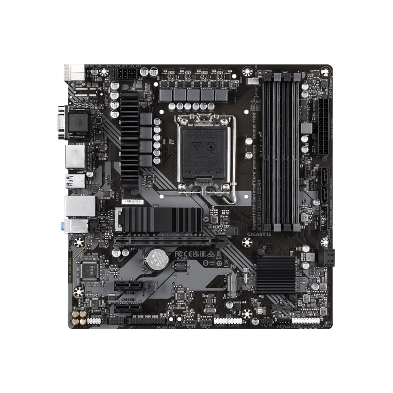 Gigabyte | B760M DS3H DDR4 1.0 M/B | Processor family Intel | Processor socket LGA1700 | DDR4 DIMM | Memory slots 4 | Supported 