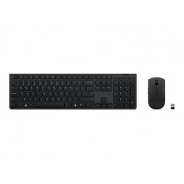 Lenovo | Professional Wireless Rechargeable Combo Keyboard and Mouse | Keyboard and Mouse Set | Wireless | Mouse included | US |