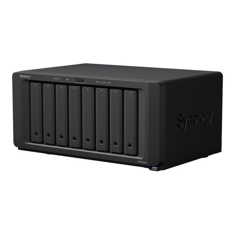 Synology | Synology | 8-Bay | DS1823xs+ | Up to 8 HDD/SSD Hot-Swap | AMD Ryzen | V1780B | Processor frequency 3.35 GHz | 8 GB | 