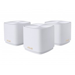 ZenWiFi XD4 Plus (W-3-PK) Wireless-AX1800 (3-pack) | 802.11ax | 1201+574 Mbit/s | 10/100/1000 Mbit/s | Ethernet LAN (RJ-45) port