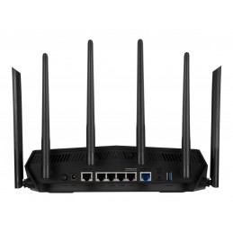 Dual Band WiFi6 Gigabit Router | TUF Gaming AX6000 | 802.11ax | 1148+4804 Mbit/s | 10/100/1000 Mbit/s | Ethernet LAN (RJ-45) por