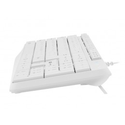 Natec | Keyboard | Nautilus NKL-1951 | Keyboard | Wired | US | White | USB Type-A | 390 g