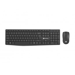 Natec | Keyboard and Mouse | Squid 2in1 Bundle | Keyboard and Mouse Set | Wireless | US | Black | Wireless connection