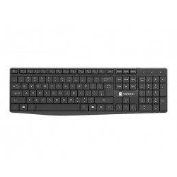 Natec | Keyboard and Mouse | Squid 2in1 Bundle | Keyboard and Mouse Set | Wireless | US | Black | Wireless connection