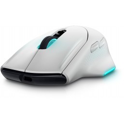 Dell | Gaming Mouse | AW620M | Wired/Wireless | Alienware Wireless Gaming Mouse | Lunar Light