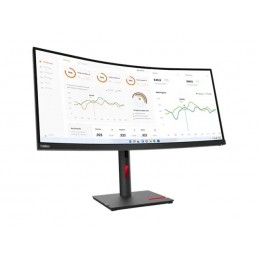 Lenovo | ThinkVision | T34w-30 | 34 " | VA | 21:9 | 60 Hz | 4 ms | 3440 x 1440 | 350 cd/m | HDMI ports quantity 1 | Black | Warr