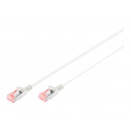 CAT 6 U-UTP Slim patch cord | Patch cord | Transparent red coloured connector for easy identification of Category 6 (250 MHz). I