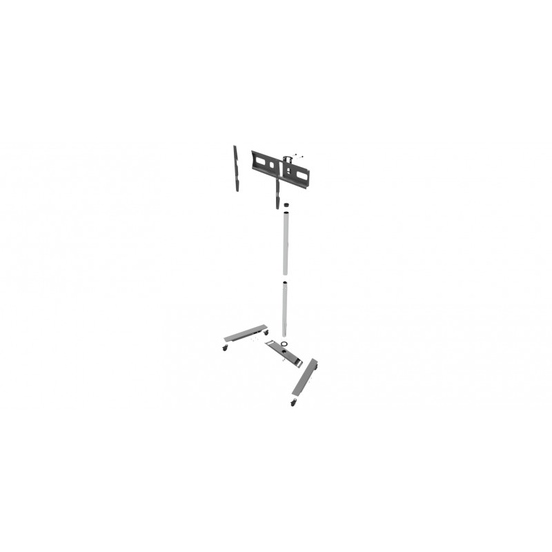 EDBAK | Floor stand | TR5E | Trolleys & Stands | 42-65 " | Maximum weight (capacity) 50 kg | Black