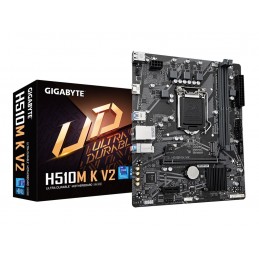 Gigabyte | H510M K V2 1.0 M/B | Processor family Intel | Processor socket LGA1200 | DDR4 DIMM | Memory slots 2 | Supported hard 