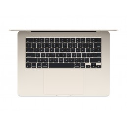 Apple | MacBook Air | Starlight | 15.3 " | IPS | 2880 x 1864 | Apple M2 | 8 GB | Solid-state drive capacity 512 GB | Apple M2 10