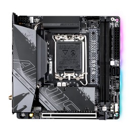 Gigabyte | B760I AORUS PRO 1.0 | Processor family Intel | Processor socket LGA1700 | DDR5 DIMM | Memory slots 2 | Supported hard