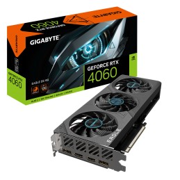 Gigabyte | GV-N4060EAGLE OC-8GD 1.0 | NVIDIA | 8 GB | GeForce RTX 4060 | GDDR6 | HDMI ports quantity 2 | PCI-E 4.0 | Memory cloc