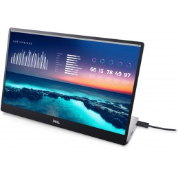 Dell | Portable Monitor | P1424H | 14 " | LCD | FHD | 16:9 | N/A Hz | 6 ms | 1920 x 1080 | 300 cd/m | Silver