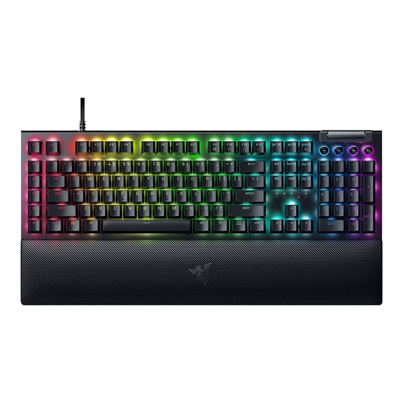 Razer | Mechanical Gaming Keyboard | BlackWidow V4 | Black | Mechanical Gaming Keyboard | Wired | Nordic | N/A g | Green Mechani