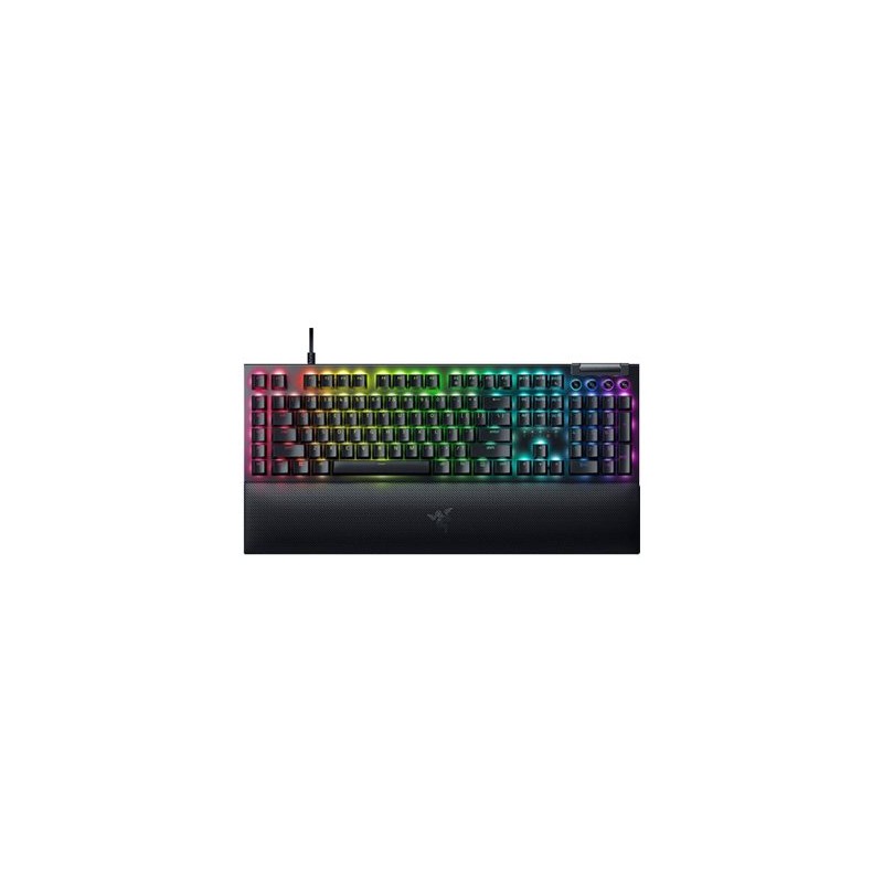 Razer | BlackWidow V4 | Mechanical Gaming keyboard | Wired | RGB LED light | US | Black | Yellow Switches