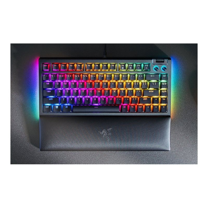 Razer | BlackWidow V4 75% | Mechanical Gaming keyboard | Wired | US | Black