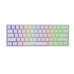 Genesis | THOR 660 RGB | White | Mechanical Gaming Keyboard | Wireless | RGB LED light | US | Bluetooth | USB Type-C | 588 g | G